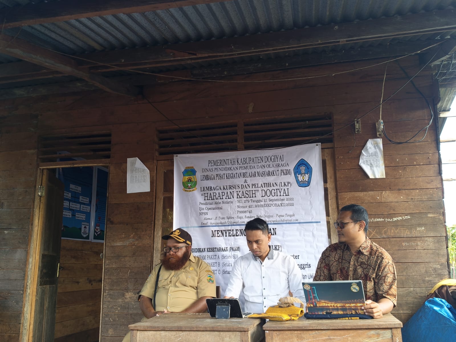 TIM Asessor Akreditasi Kunjungan dan Akreditasi Sekolah PKBM Harapan Kasih